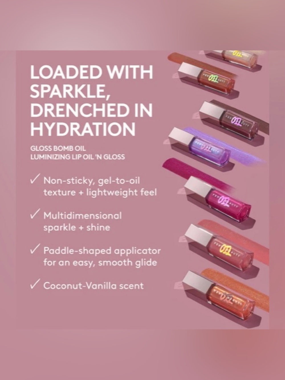 Fenty Beauty Gloss Bomb Luminizing Lip Oil Glosses Trio BRAND NEW - Picture 6 of 14
